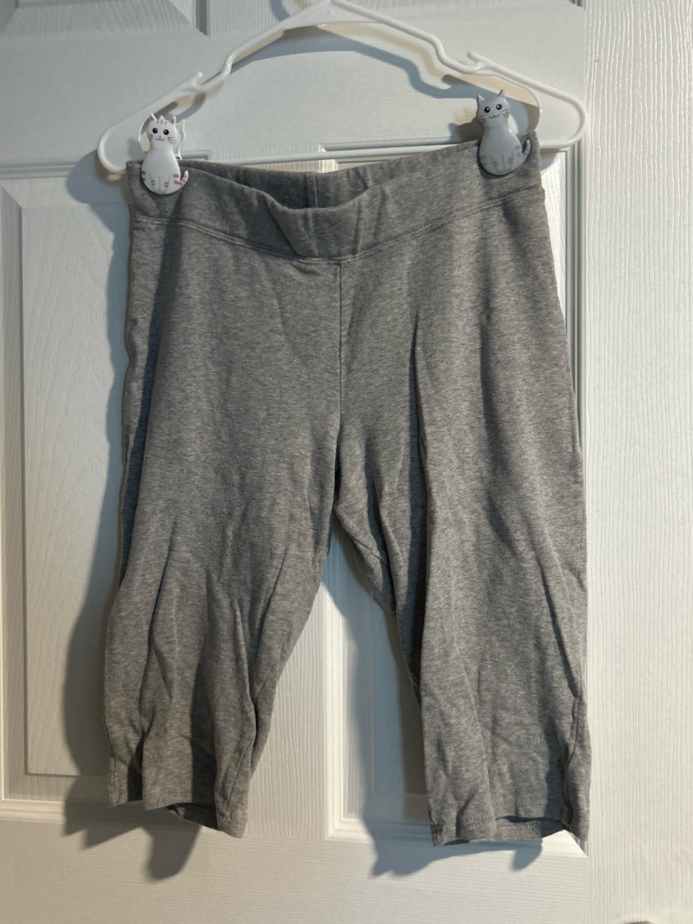 Light Grey Short Capri Lounge/Workout Pants